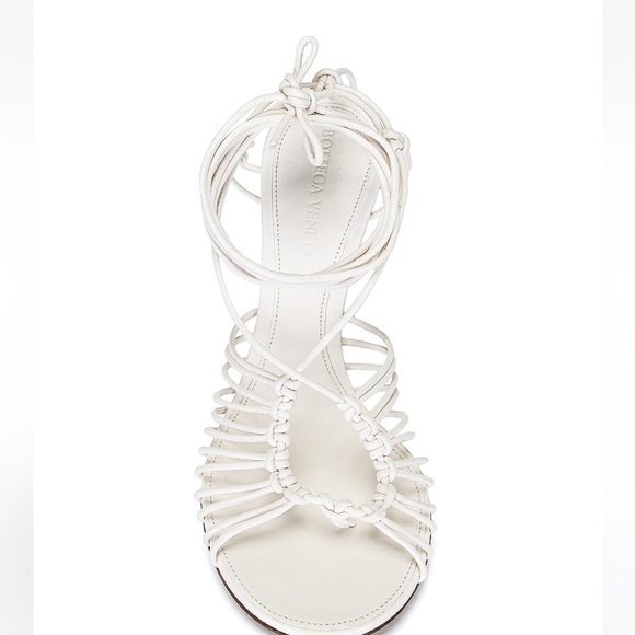 Bottega Veneta Dot Lace Up Sandals - Picture 4 of 10